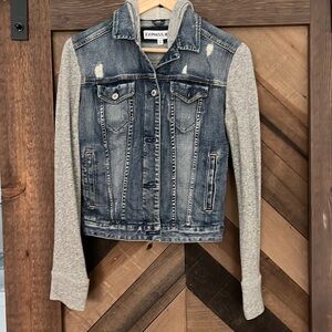 XS Express Jeans Jean Jacket Hoodie